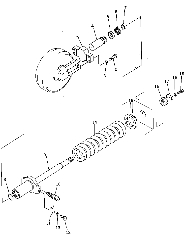Вилка 208-30-34111 Komatsu