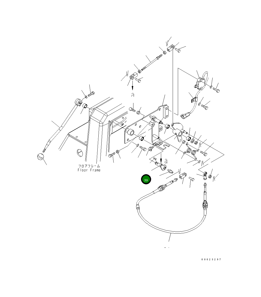 Вал 154-43-75540 Komatsu
