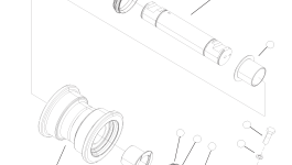 Вал 207-30-72630 Komatsu