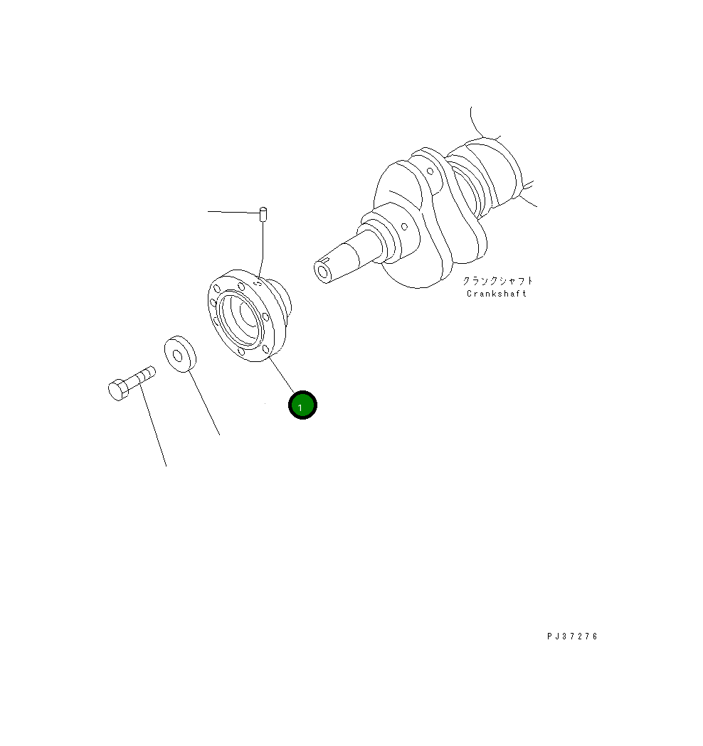 Адаптер 6222-35-1942 Komatsu