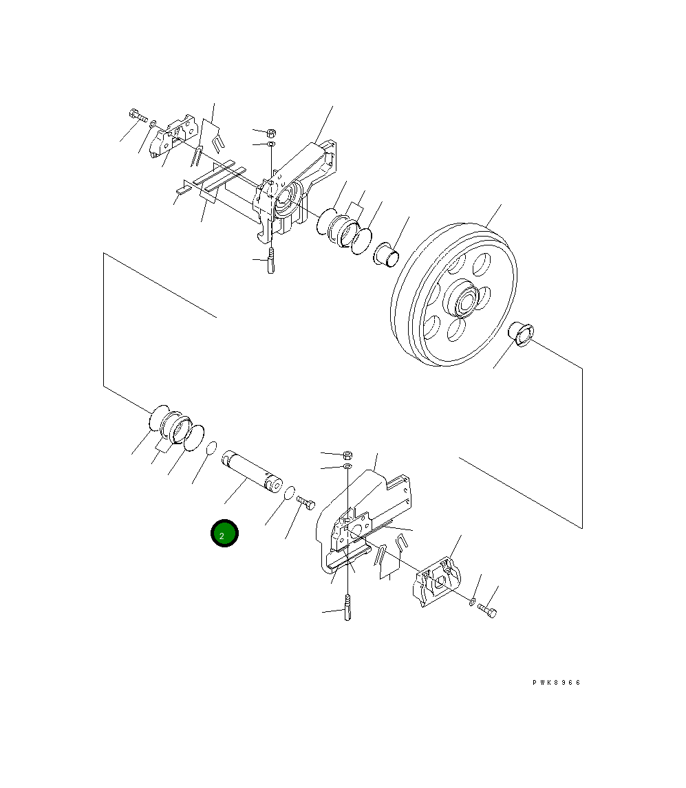 Вал 134-30-62241 Komatsu
