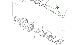 Вал 2A53012160 Komatsu