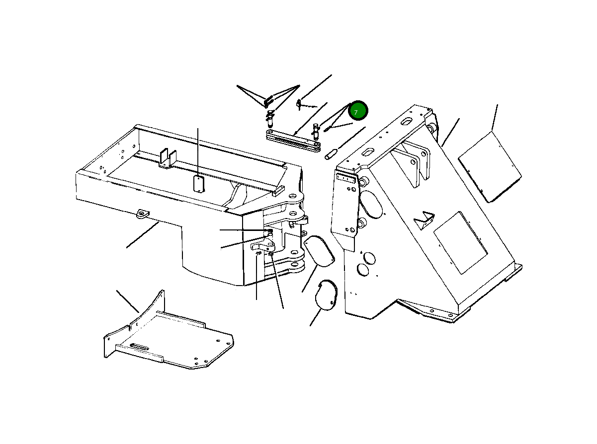 Вал 1125 997 C91 Komatsu