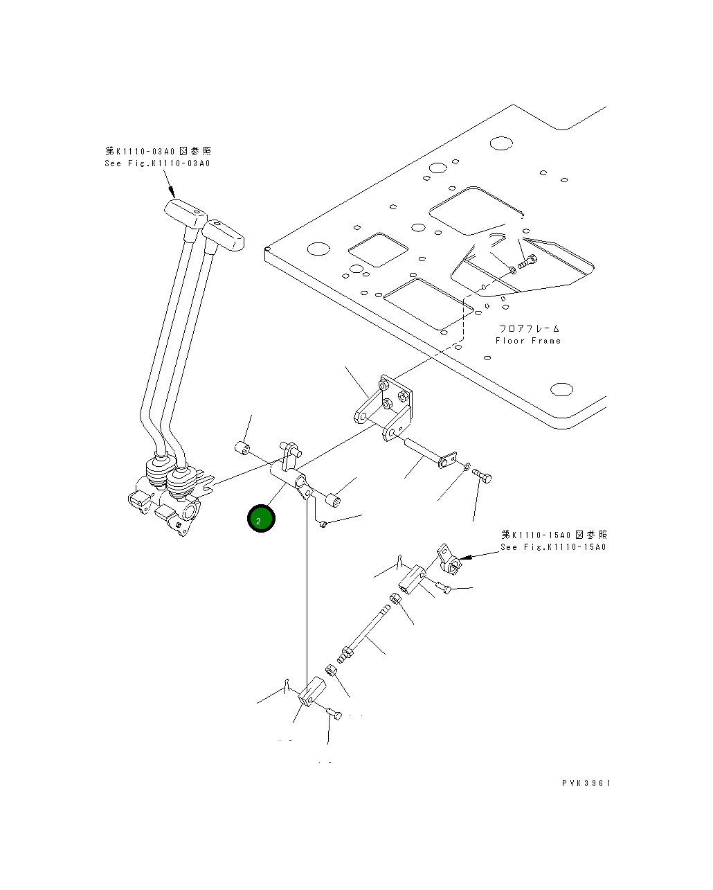 Вал 10S-43-21320 Komatsu