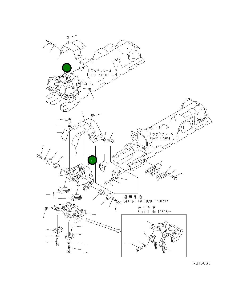 Вилка 198-30-43710 Komatsu