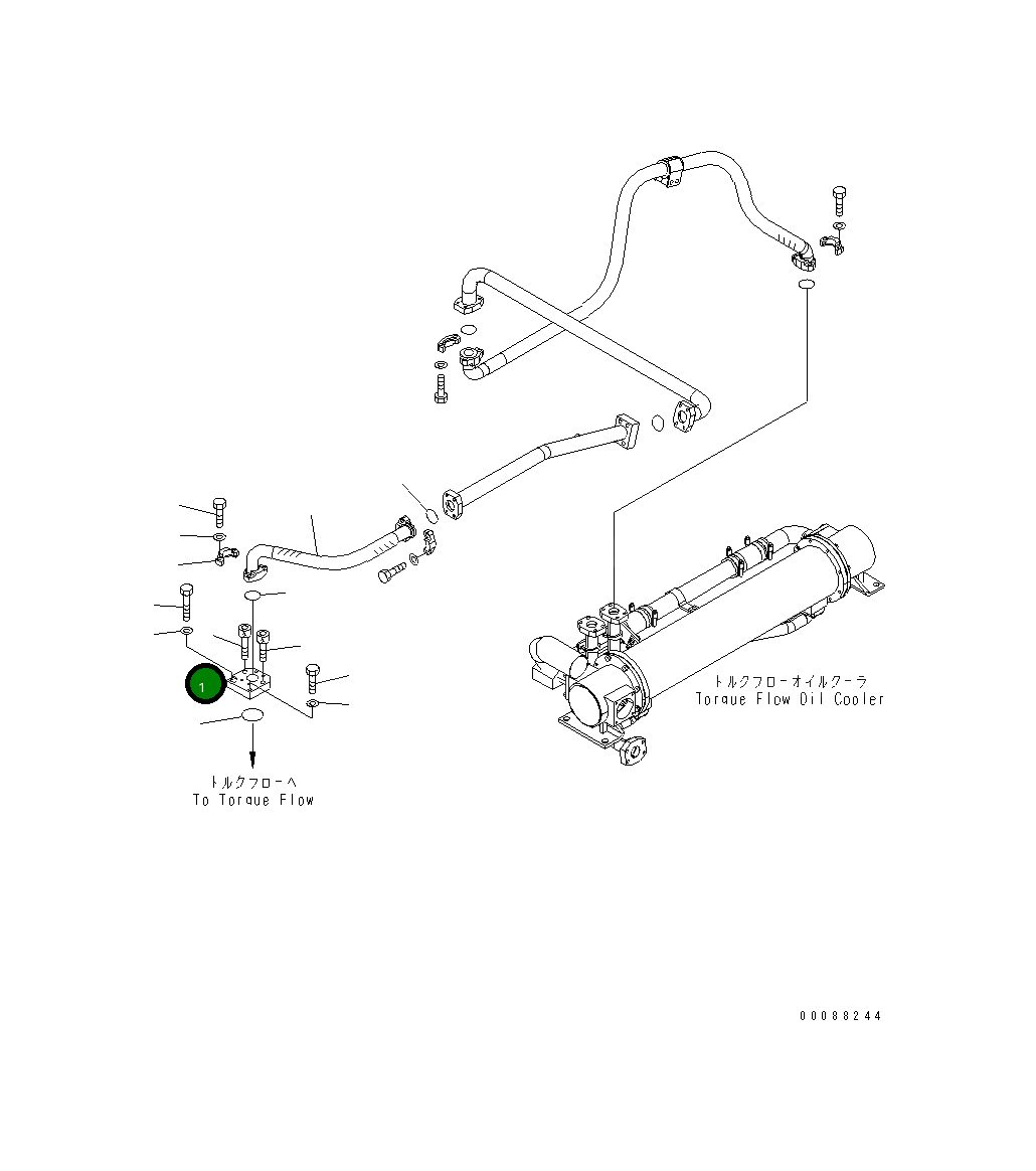 Адаптер 427-16-21230 Komatsu