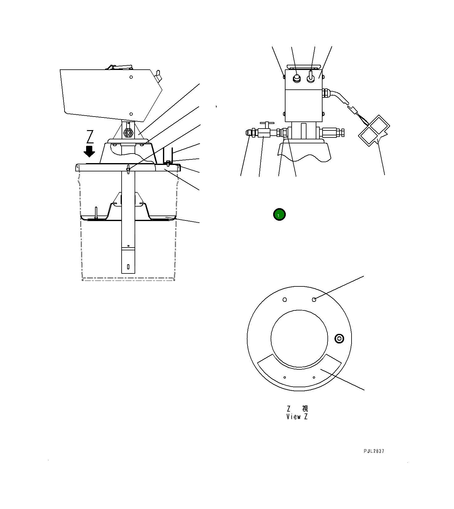 Адаптер YU682481-4 Komatsu