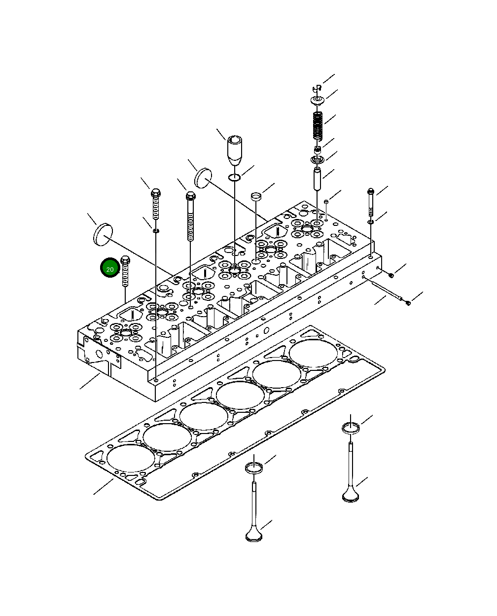 Болт - M14-.50 X 71 1313 010 H2 Komatsu