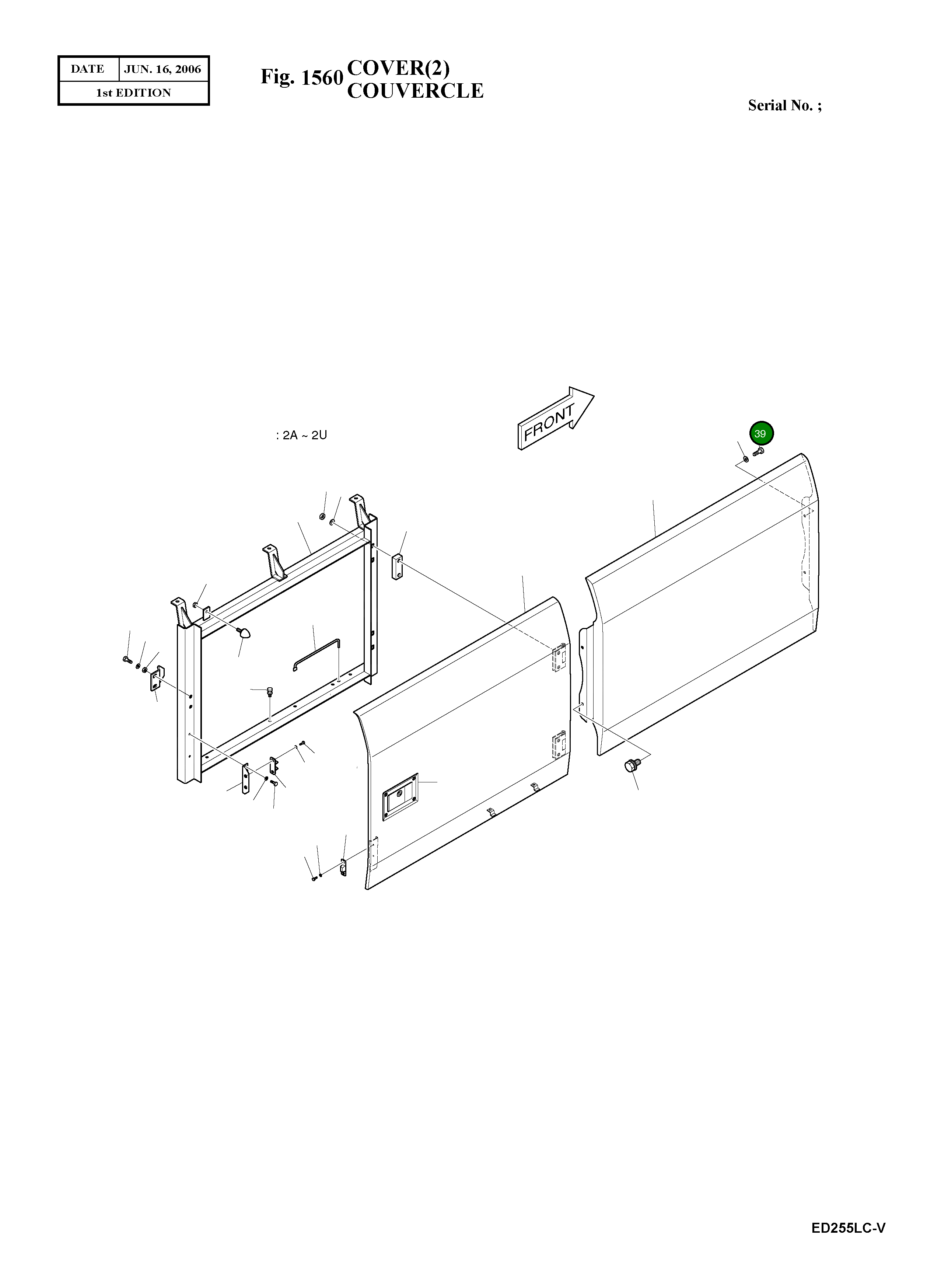 Болт M12X1.75X18 S0514753 Komatsu