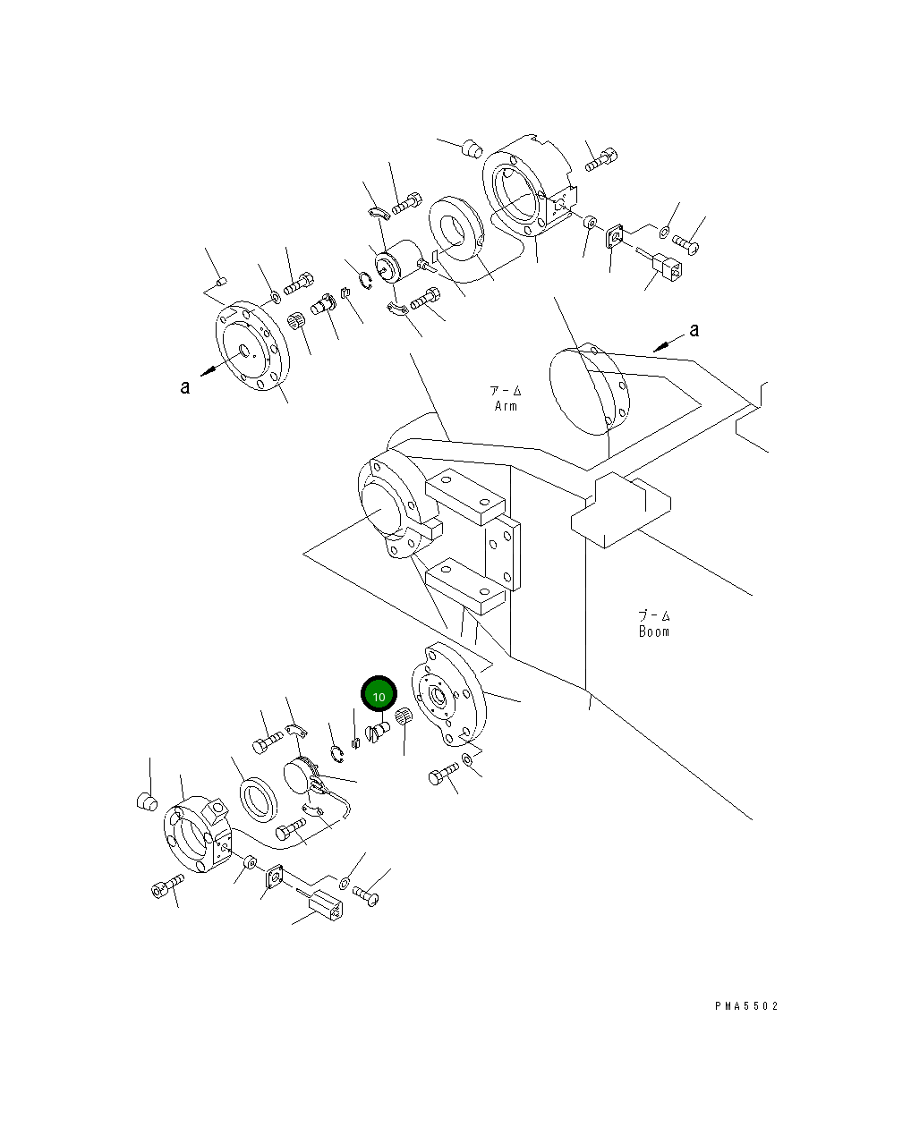 Вал 203-06-63230 Komatsu