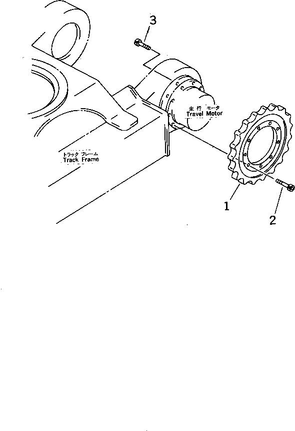 Ведущая звезда 20M-27-48111 Komatsu