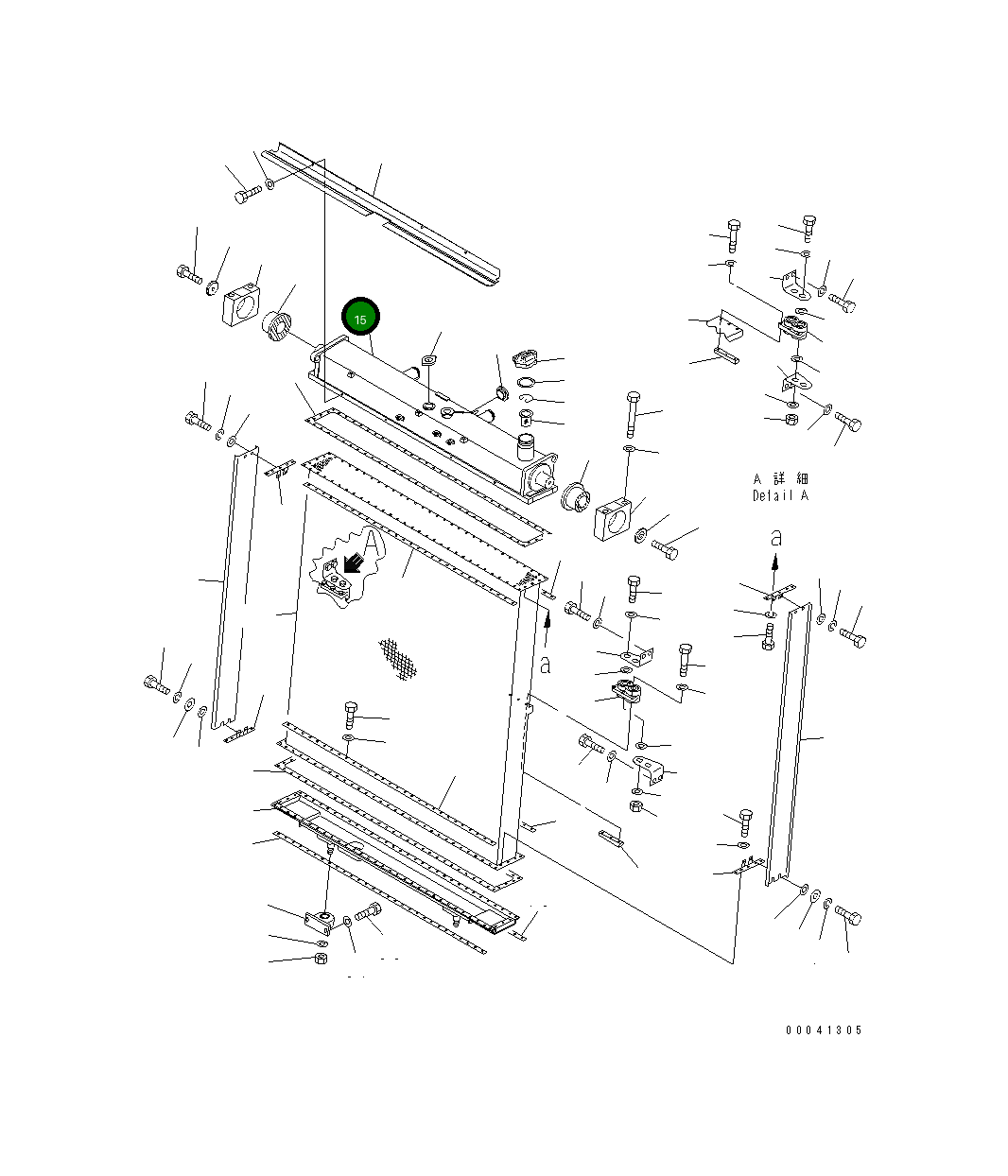 Бак 198-03-73710 Komatsu