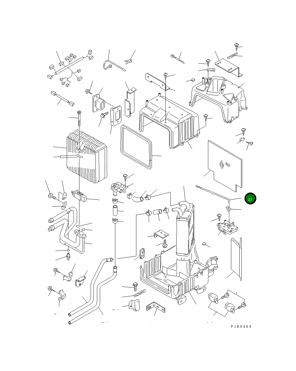 Вал ND116662-5950 Komatsu