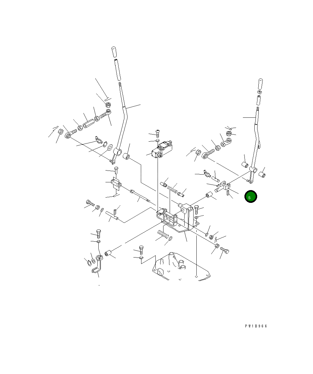 Вилка 176-76-27430 Komatsu
