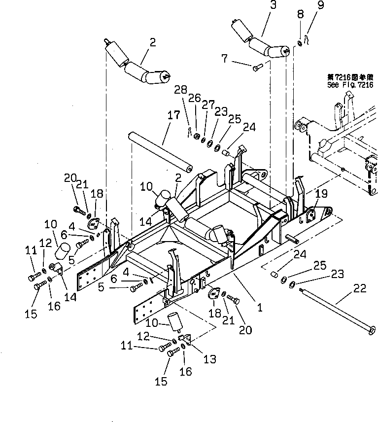 Вал 262-97-53192 Komatsu