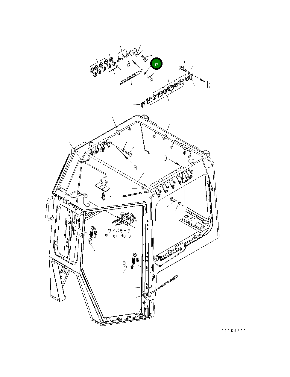 Винт 01023-10520 Komatsu
