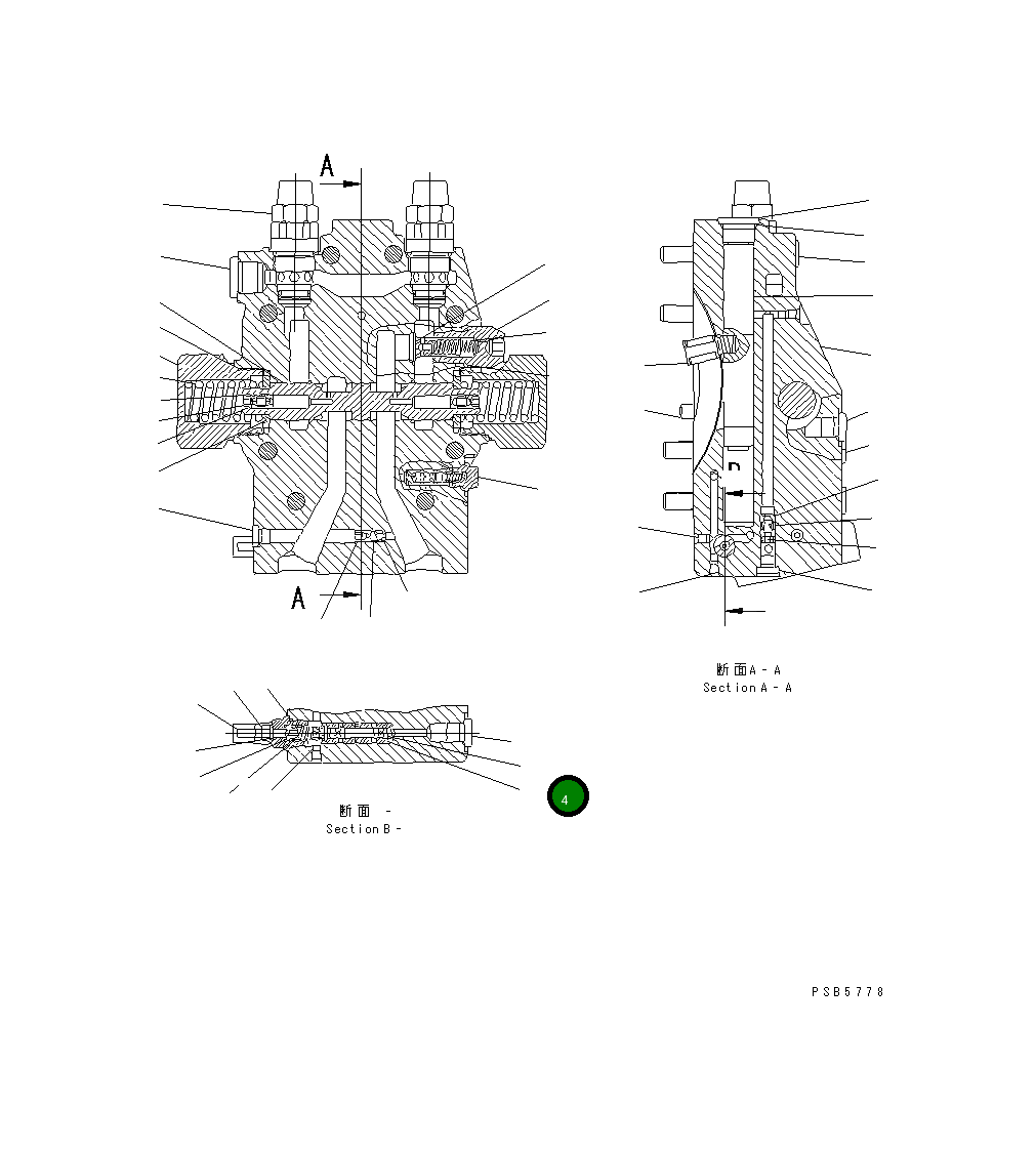 Втулка 21P-60-K1970 Komatsu