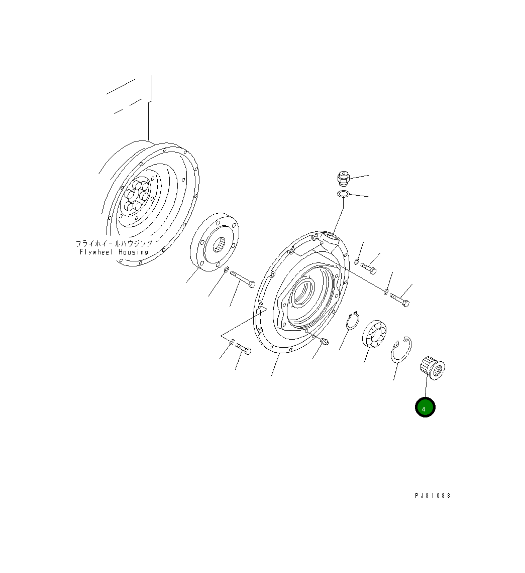 Вал 20X-01-21130 Komatsu