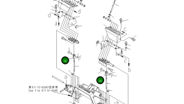 Вилка 23B-43-53290 Komatsu