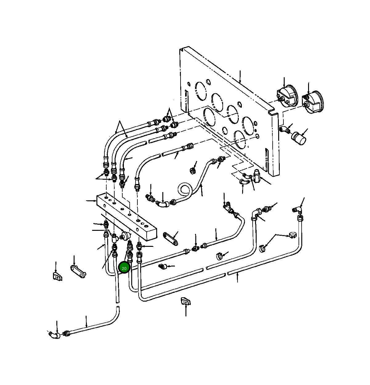 Адаптер 294 134 R1 Komatsu