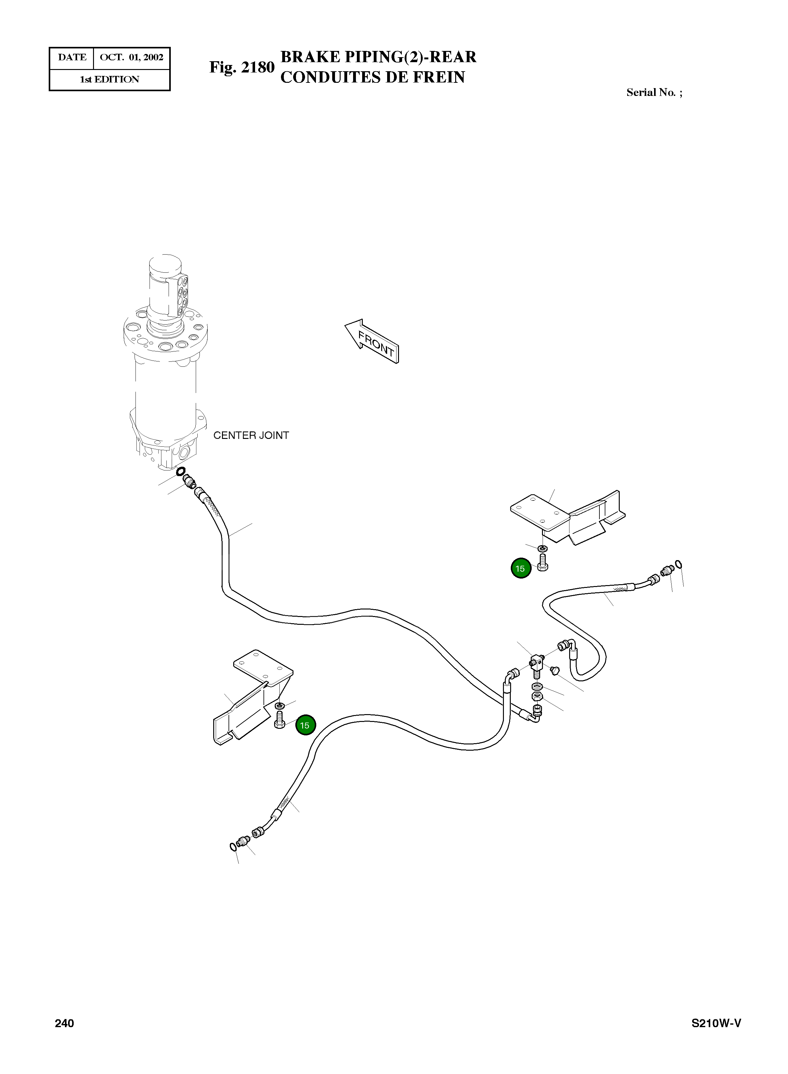 Болт M12X1.75X35 S0515361 Komatsu