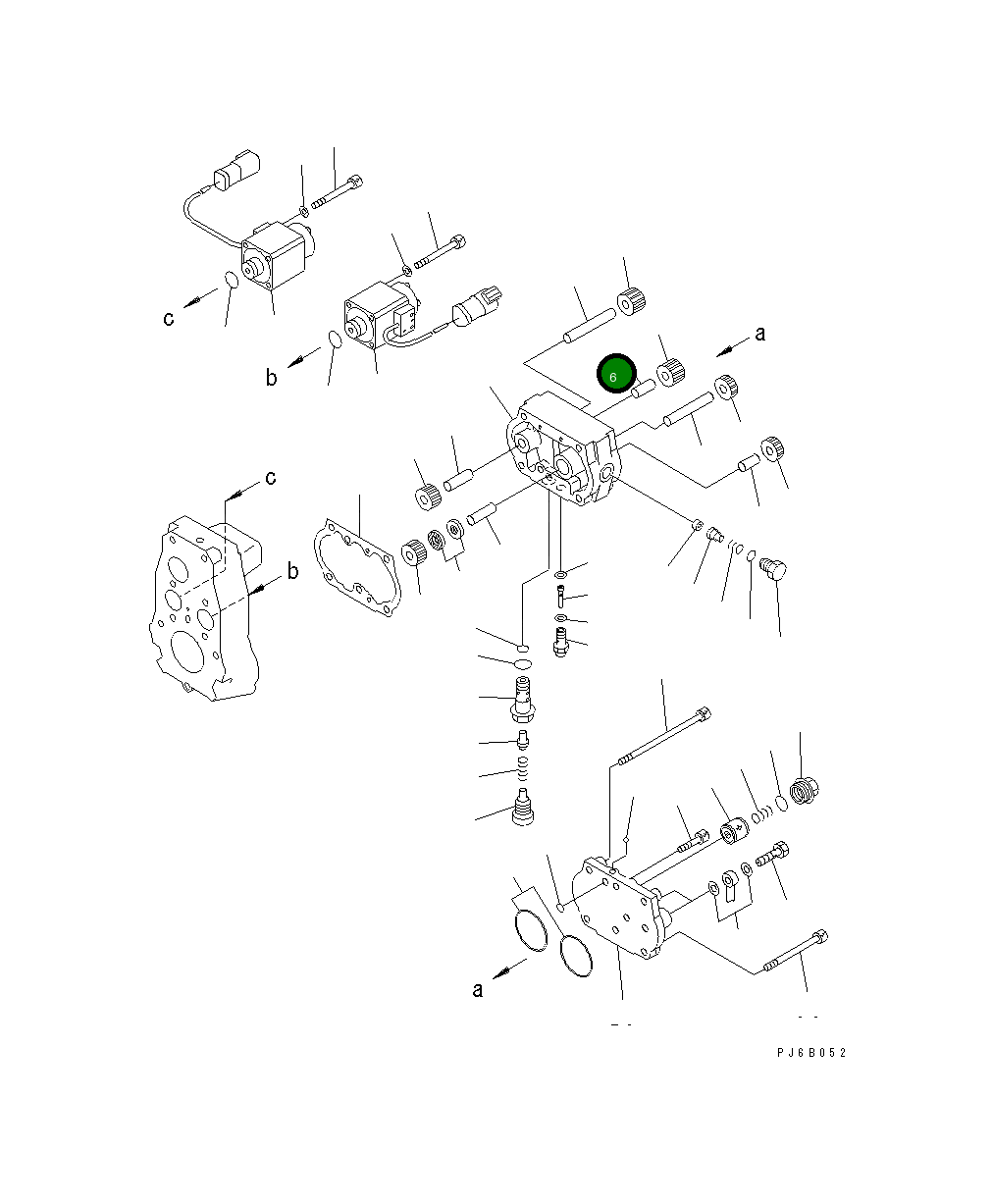 Вал 6553-71-3730 Komatsu