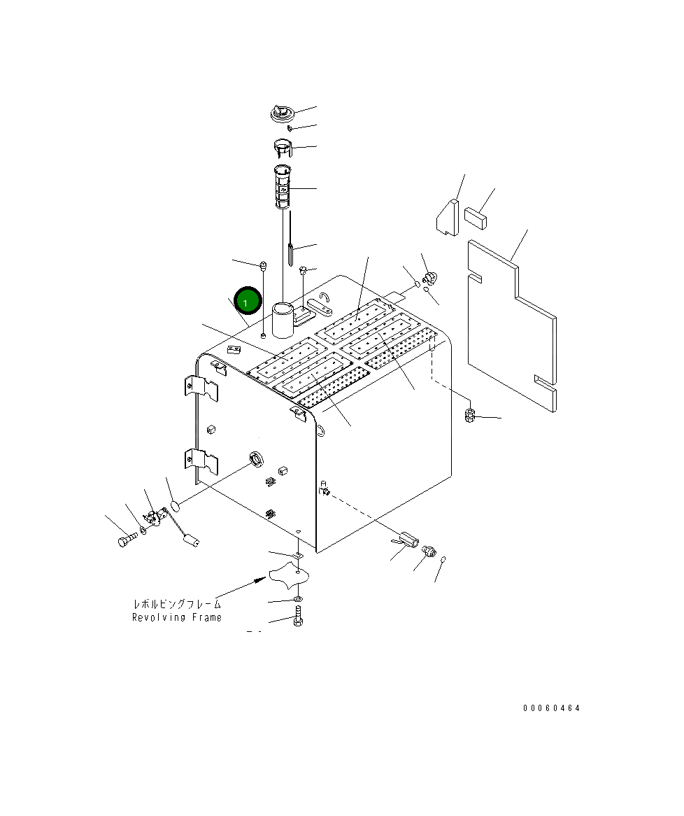 Бак 208-04-75311 Komatsu