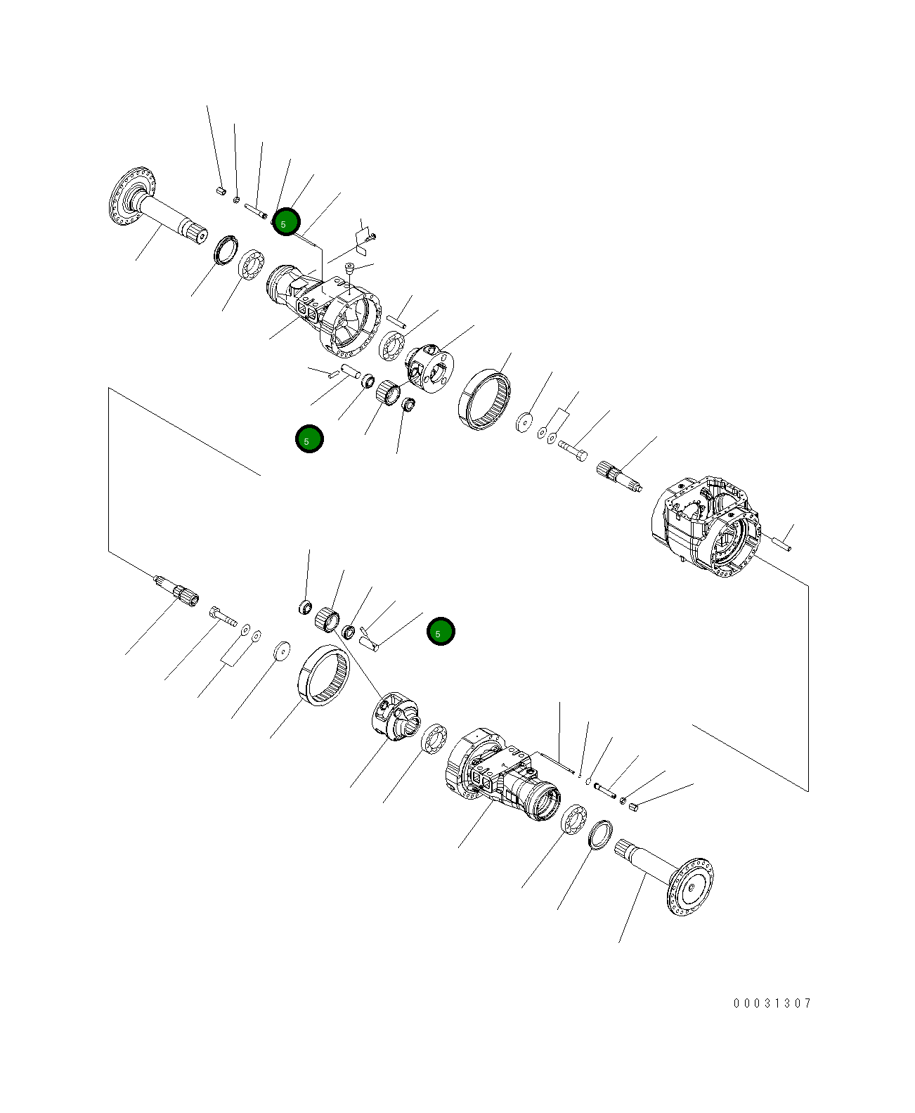 Вал 421-23-32511 Komatsu