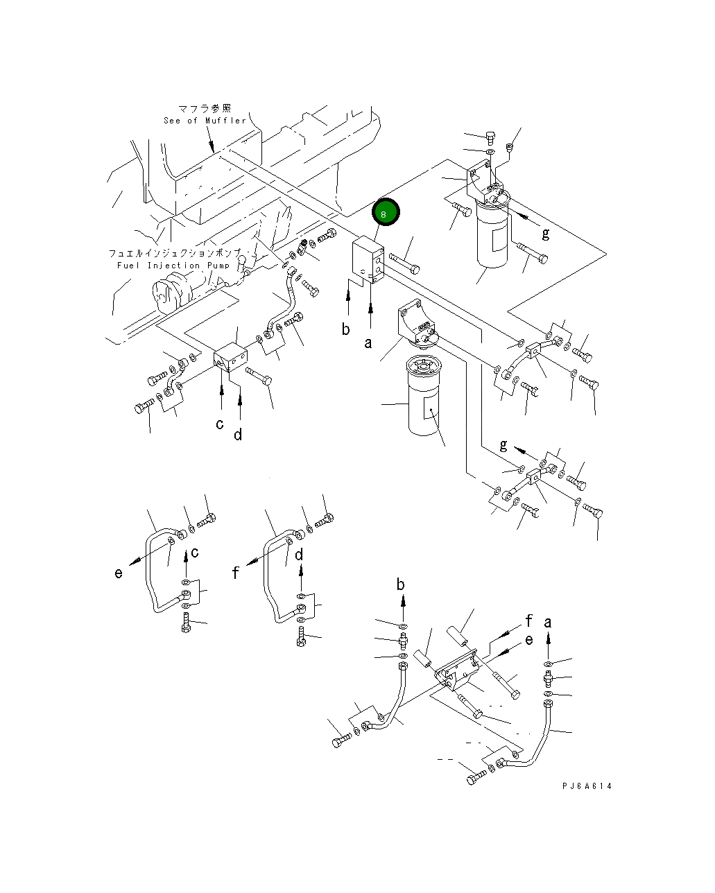 Адаптер 6215-71-7510 Komatsu
