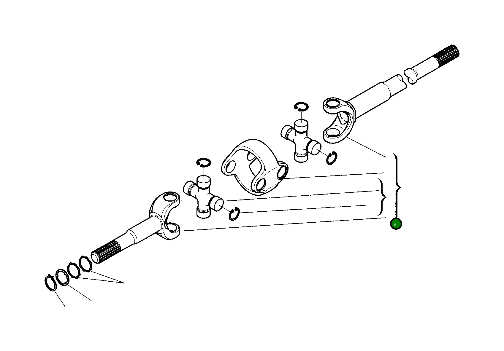 Вилка CA0046324 Komatsu