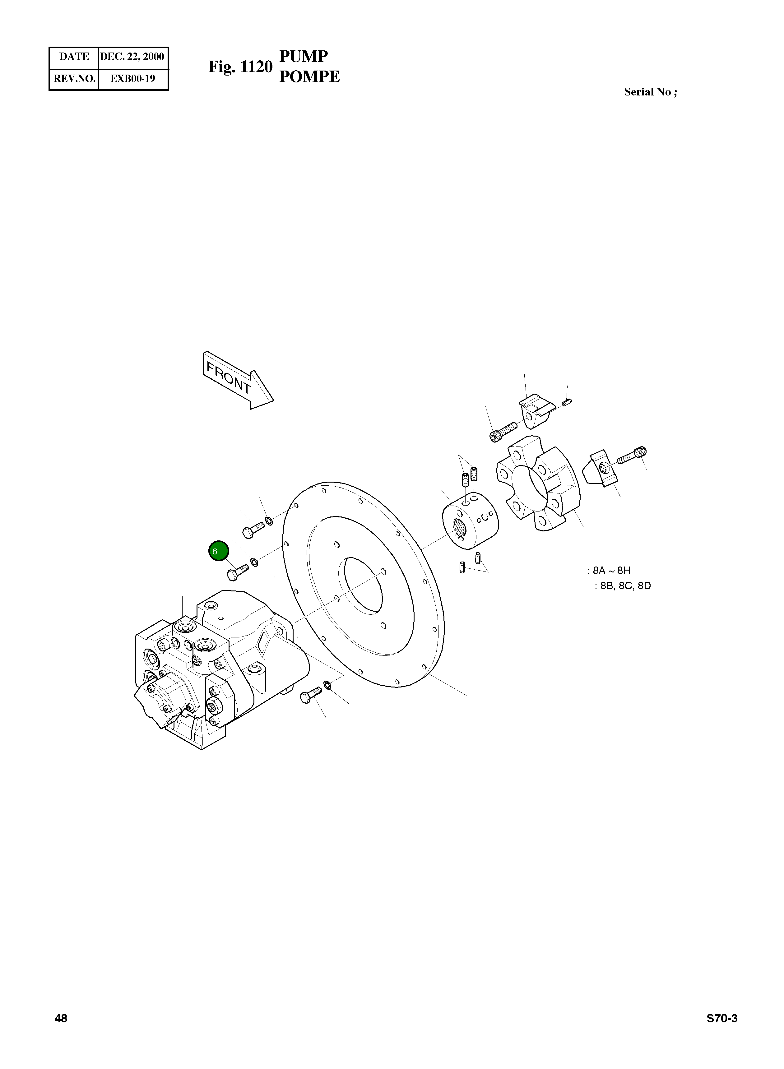 Болт M10X1.5X28 S0558053 Komatsu
