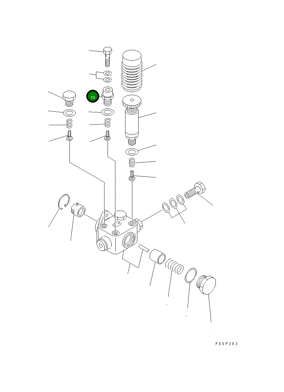 Адаптер DK152118-1000 Komatsu