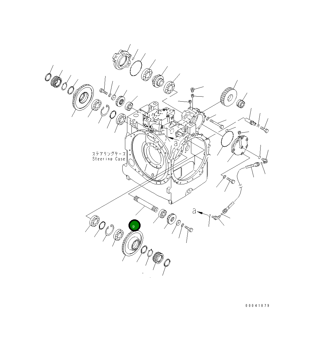 Вал 17A-22-14260 Komatsu