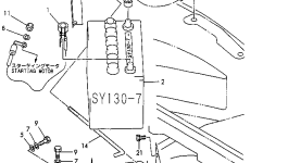 Угол YM172164-16340 Komatsu