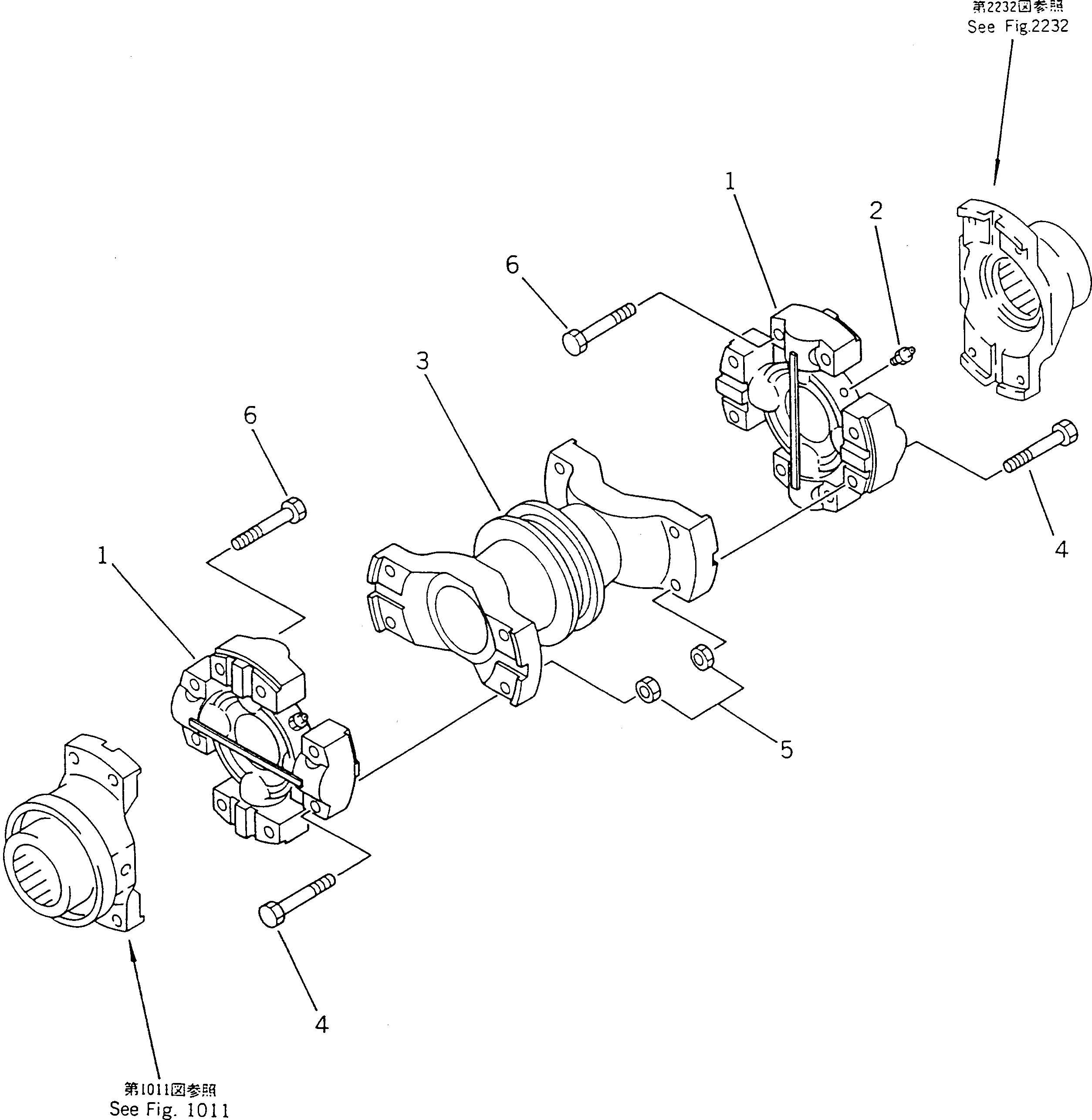 Вал 566-20-41201 Komatsu