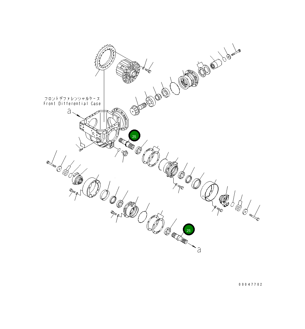 Вал 56D-27-11410 Komatsu
