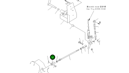 Вилка 113-43-44140 Komatsu