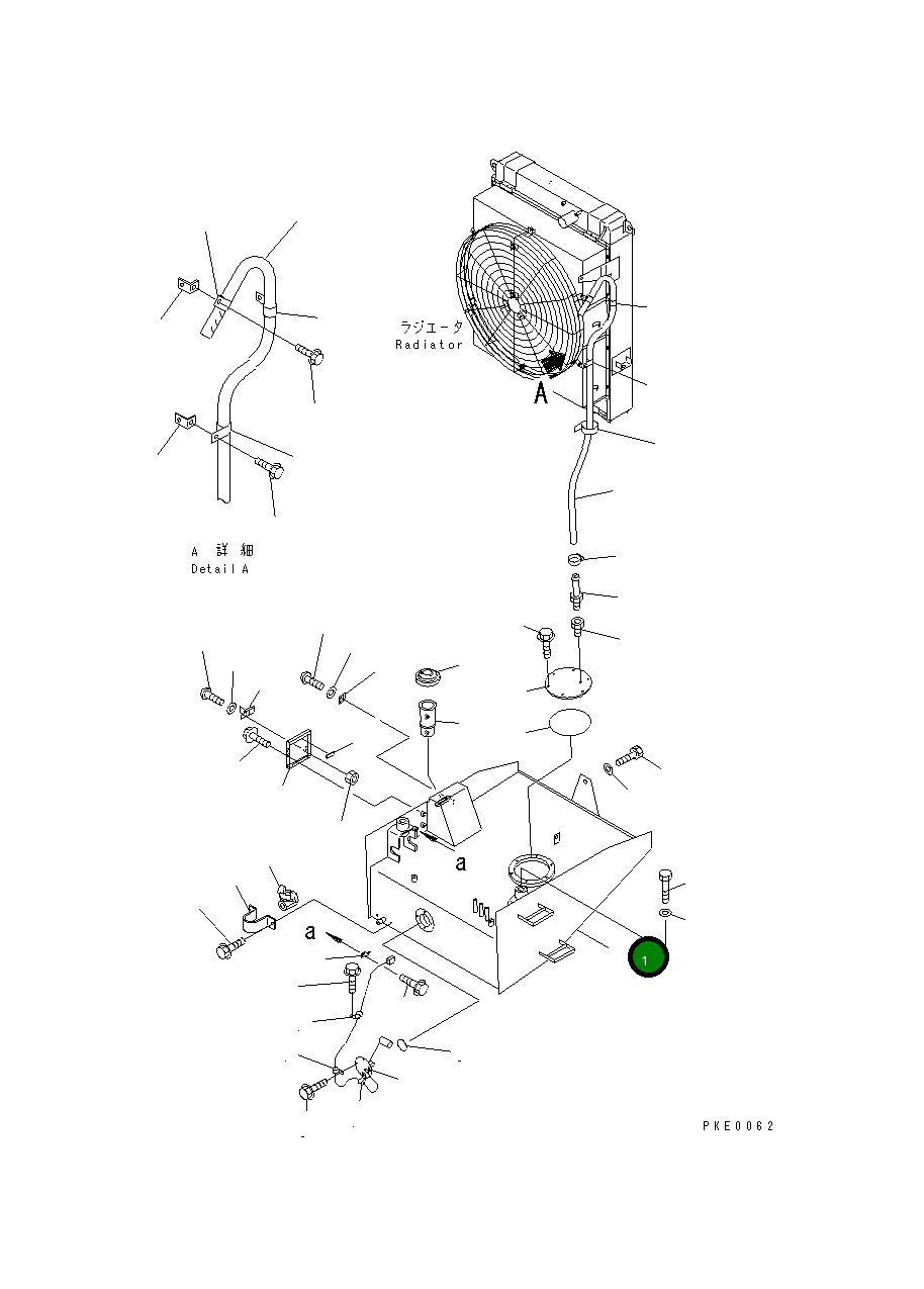 Бак 424-04-21311 Komatsu
