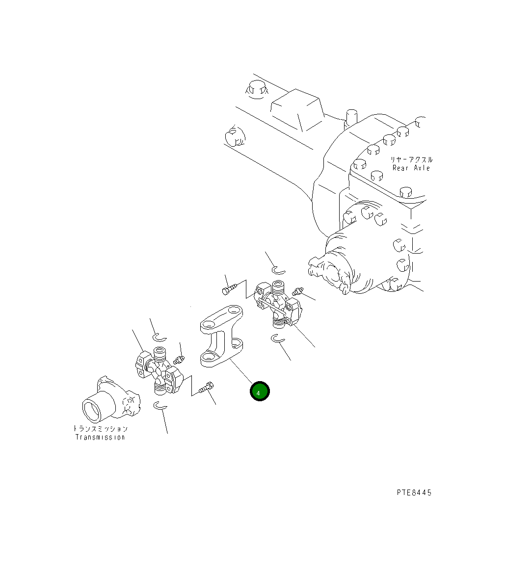 Вилка 416-20-14650 Komatsu