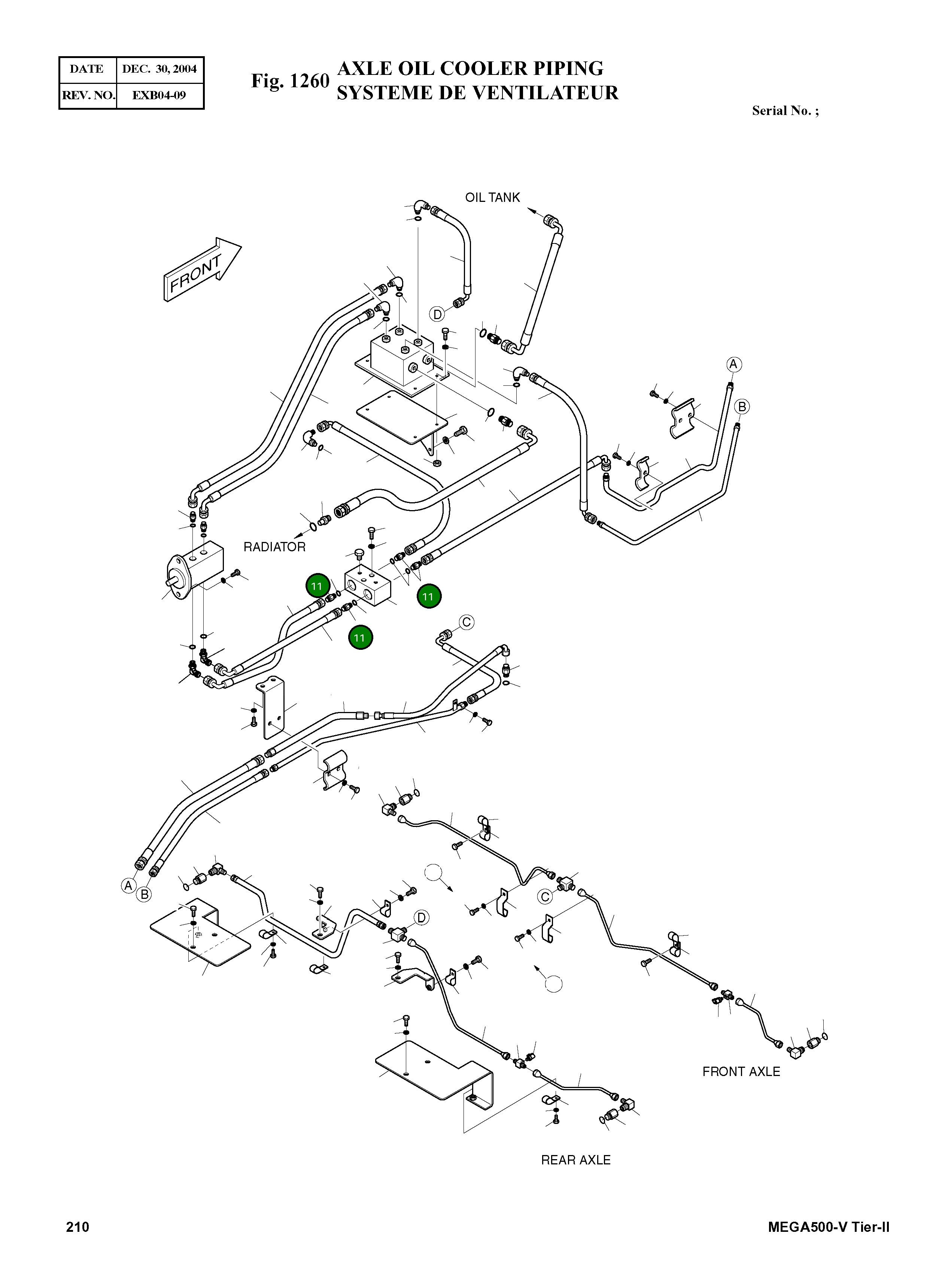 Адаптер PF3/4XPFO3/4 2181-1126D150 Komatsu