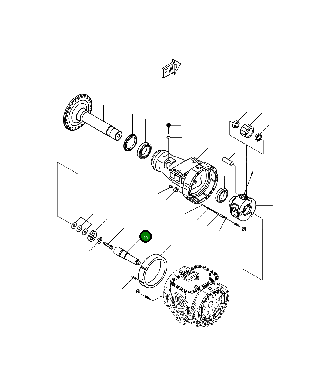 Вал 421-22-32771 Komatsu