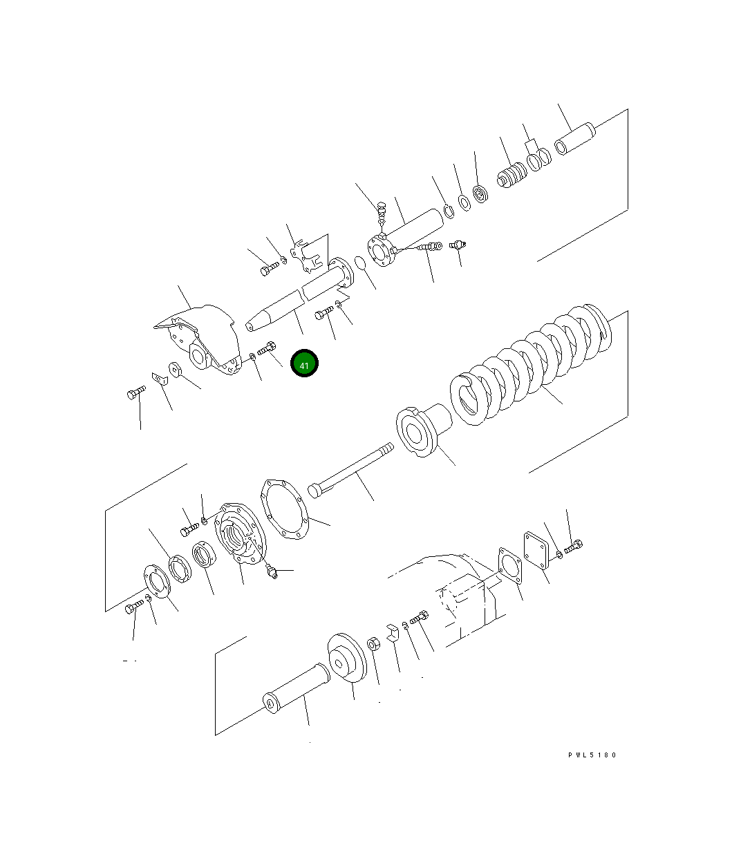 Вал 154-30-44220 Komatsu