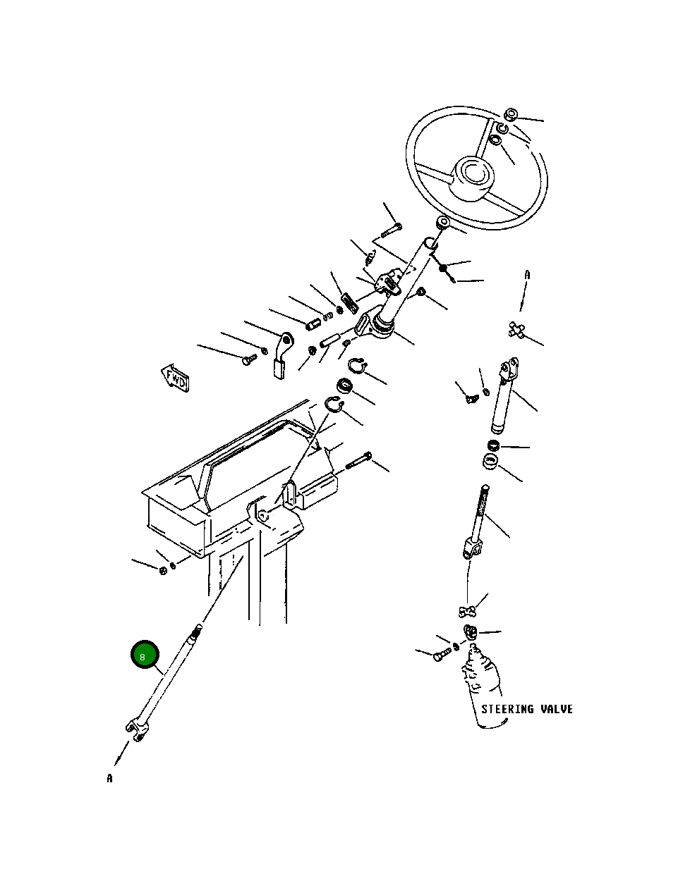 Вал 561-40-62320 Komatsu
