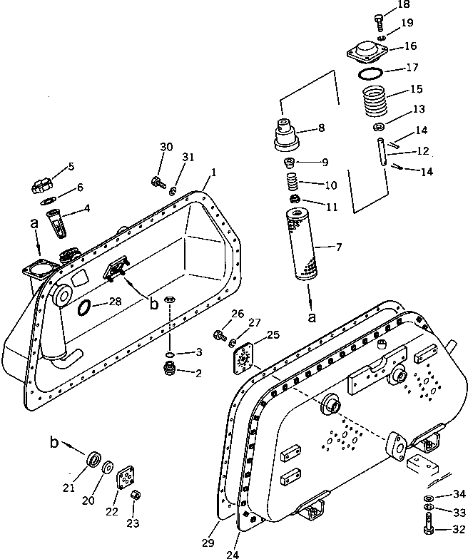 Бак 130-Z20-5410 Komatsu