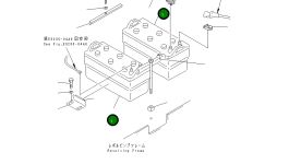 Аккумулятор, 12V 220AH 208-06-38210 Komatsu