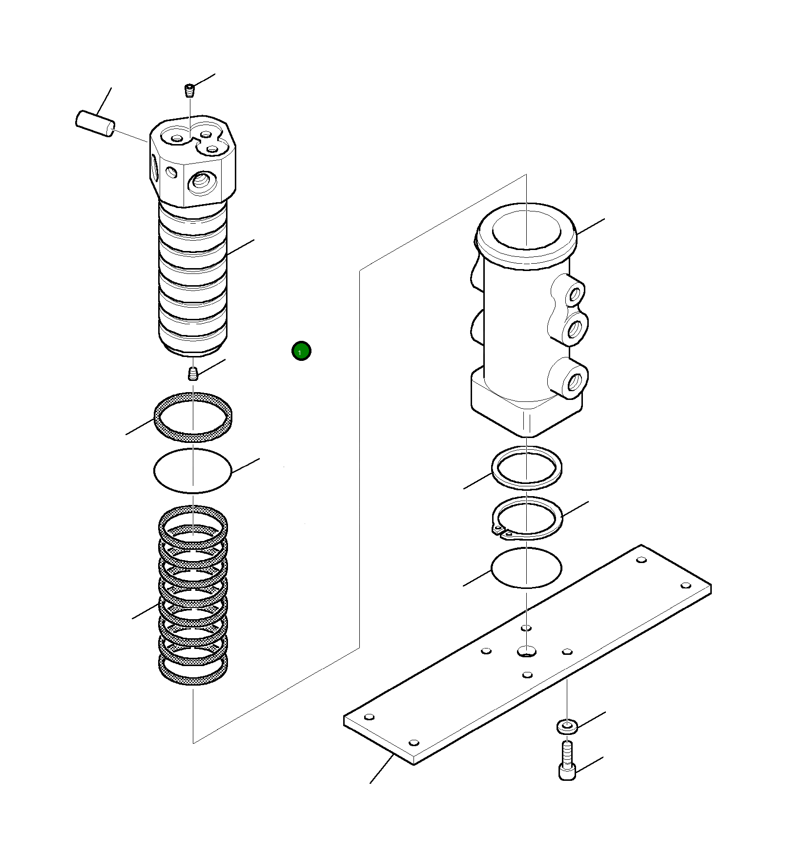 Вал 890001866 Komatsu