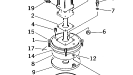Гайка LI51055 Komatsu