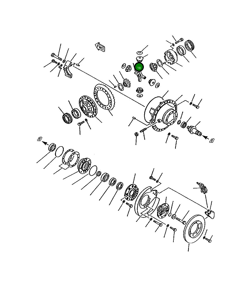 Вал 423-22-11411 Komatsu