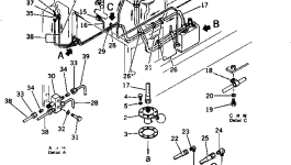 Труба 232-04-52180 Komatsu