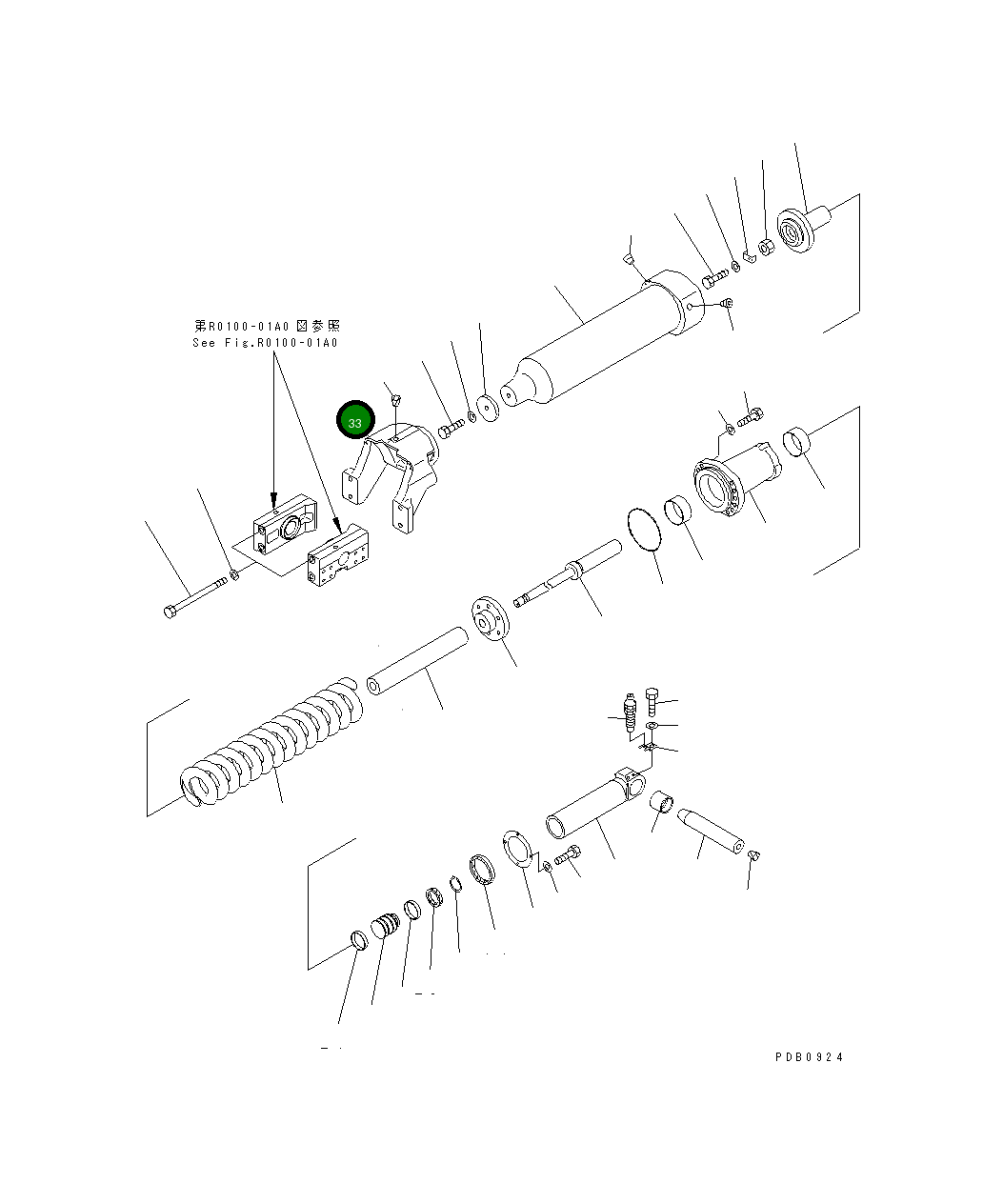 Вилка 17A-30-14192 Komatsu